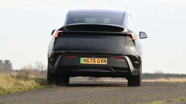 Tesla Model Y - rear cornering