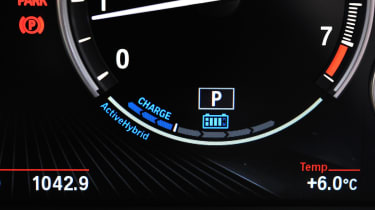 BMW ActiveHybrid 7 dials
