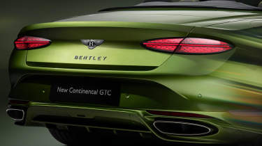 New Bentley Continental GTC Speed - rear detail