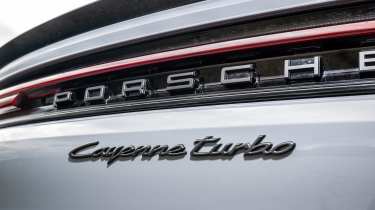 Porsche Cayenne Turbo E-Hybrid with GT Package - rear badge