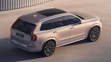 New 2024 Volvo XC90 - rear 3/4 overhead