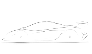 McLaren P1 GTR profile