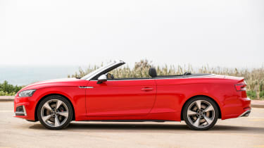 Audi S5 Cabriolet - roof down