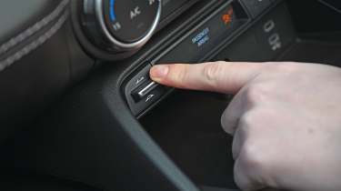 Mazda MX-5 - folding roof switch