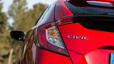 Honda Civic 2017 red - rear light