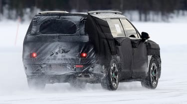 Hyundai Santa Fe (camouflaged) - rear