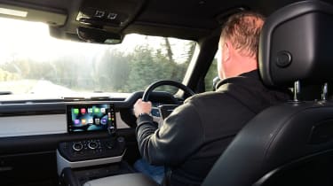 Land Rover Defender long-termer - Steve Fowler driving