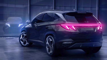 Next Generation 2021 Hyundai Tucson Teased Ahead Of Launch Pictures Auto Express