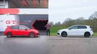 VW Golf R - face-off with the GTI Edition 50