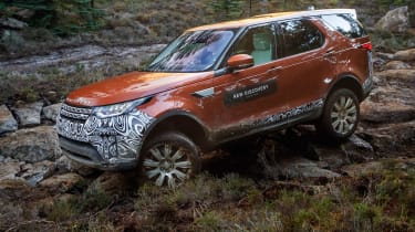 Land Rover Discovery prototype - off-road side