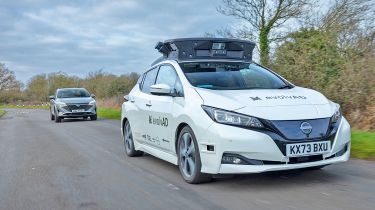 self driving Nissan Leaf Mk2 Alastair Crooks