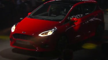 New 2017 Ford Fiesta ST-Line - reveal front dark