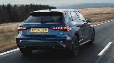 New Audi A3 TFSIe plug-in hybrid - rear tracking 