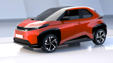 Toyota EV concept supermini