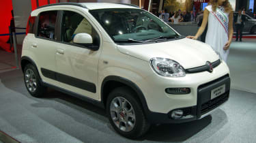 Fiat Panda 4x4 front tracking