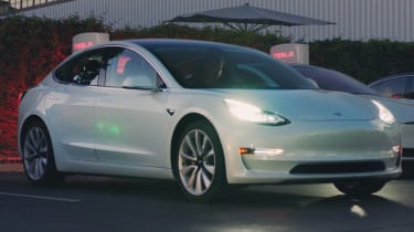 Tesla Model 3 parking