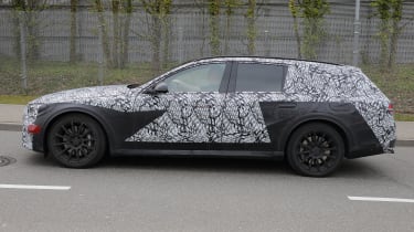 2023 Mercedes E-Class All-Terrain (camouflaged) - side tracking