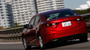 Mazda 3 Hybrid rear action
