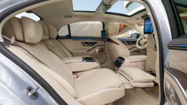 Mercedes S-Class facelift - rear seats