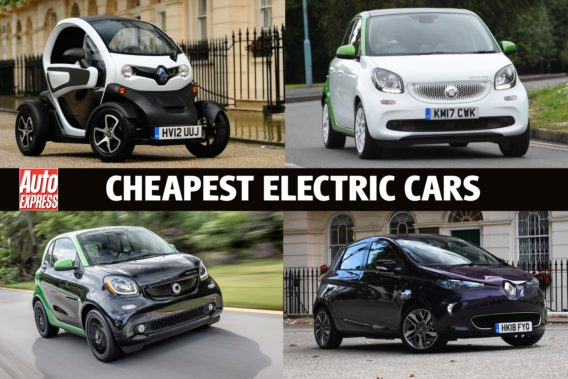 the cheapest electric cars on sale