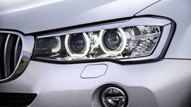 BMW X3 facelift headlight