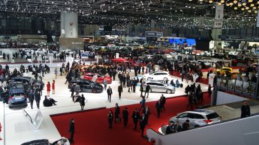 Geneva show floor