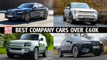 Best company cars over £60,000 - header image