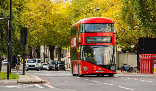 New Routemaster bus - front