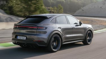 Porsche Cayenne Turbo E-Hybrid Coupe GT Package - rear action