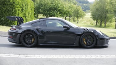 Porsche 911 GT3 RS testing - offside