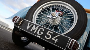 MG TC Midget 1945 spare wheel