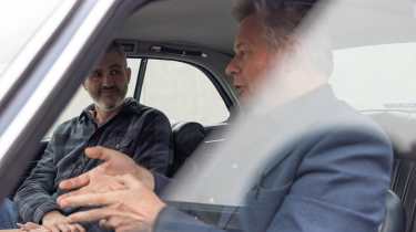 Jaguar cars which helped build the GT - Auto Express deputy editor Richard Ingram talking to Andy Wheel