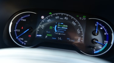 Toyota RAV4 Plug-in - instrument dials