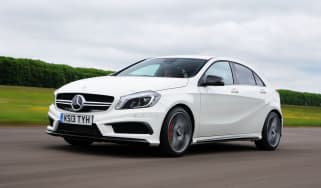 Mercedes A45 AMG front action