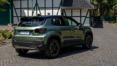 Jeep Avenger 2026 facelift rear static