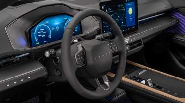 New 2026 Lexus ES 350e - steering wheel