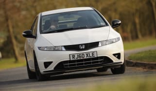 Honda Civic front cornering