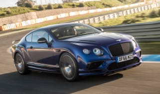 Bentley Continental Supersports 2017 - Moroccan Blue front tracking
