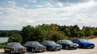 Jaguar XJ years: XJ6, XJ12, XJ40 and XJR 575 driven header