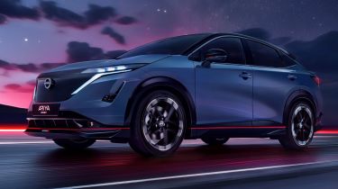 Nissan Ariya Nismo - front 3/4 dynamic