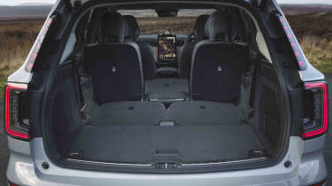 Volvo EX90 - boot, third row and middle rear seat folded