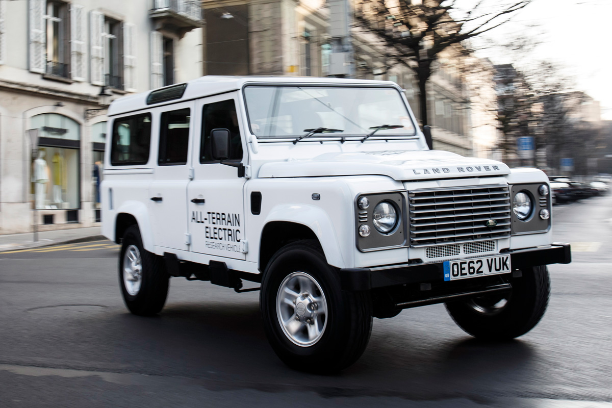 Electric Defender review Auto Express