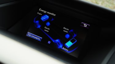 Lexus RX450h interior screen
