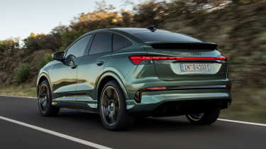 Audi Q4 Sportback e-tron facelift - rear action