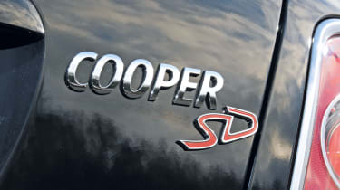 MINI Coupe Cooper SD badge