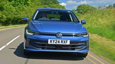 Volkswagen Golf facelift 2024 UK - full front