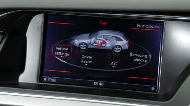 Audi A4 Avant interior screen