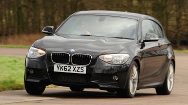 BMW 118d M Sport front cornering