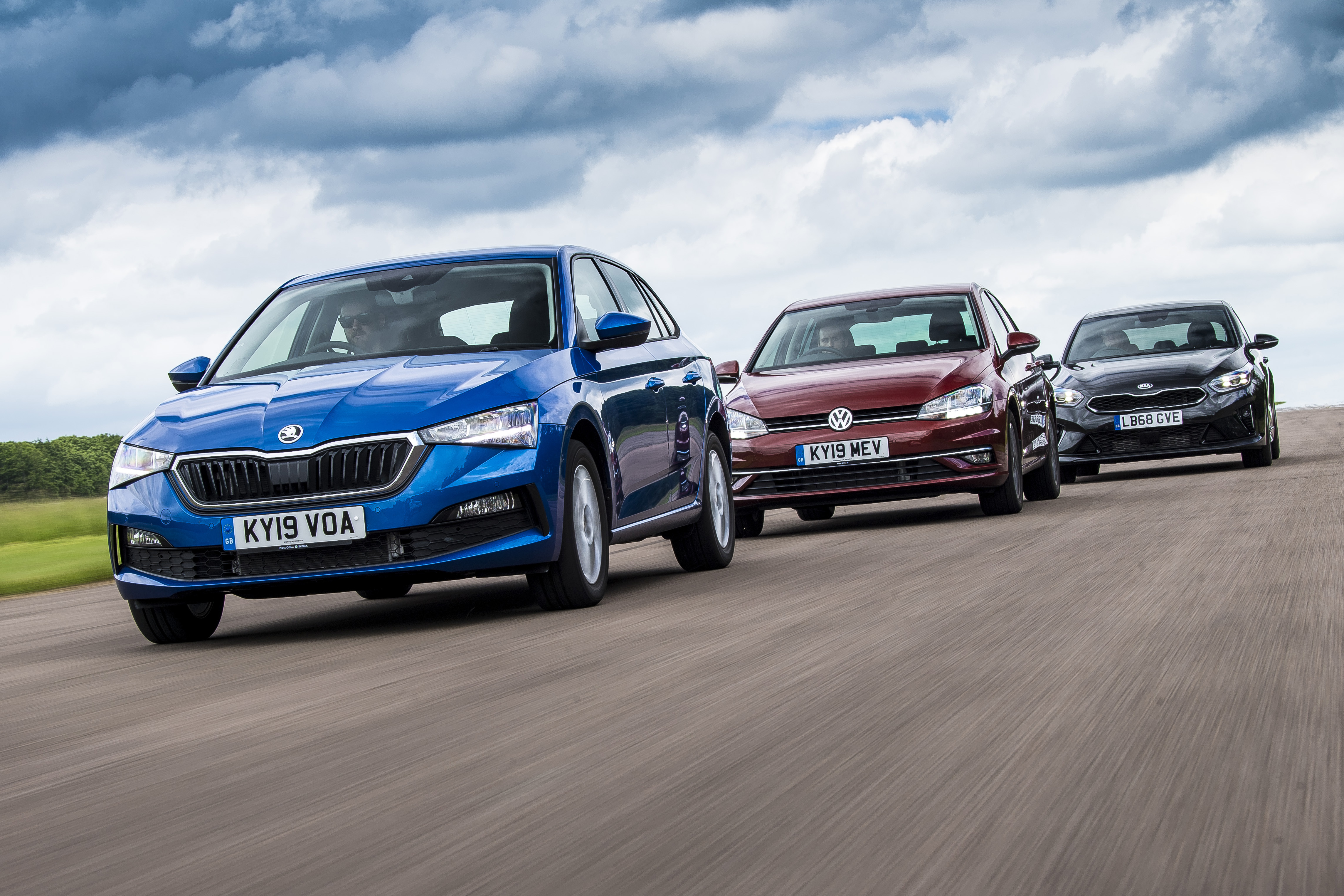 Skoda Scala Vs Volkswagen Golf Vs Kia Ceed Auto Express