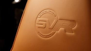 Range Rover Sport SVR - seat detail